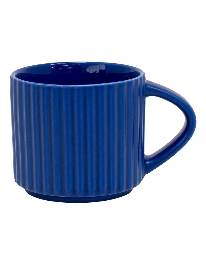 Oleta Ribb Mug 300ml Set Of 4 In Multi 5 Oleta Ribb Mug 300ml Set Of 4 In Multi - Image 3