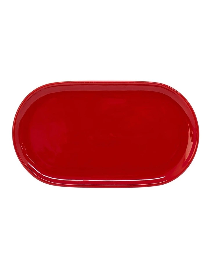 Oleta Platter 28x16cm In Red 3 Oleta Platter 28x16cm In Red