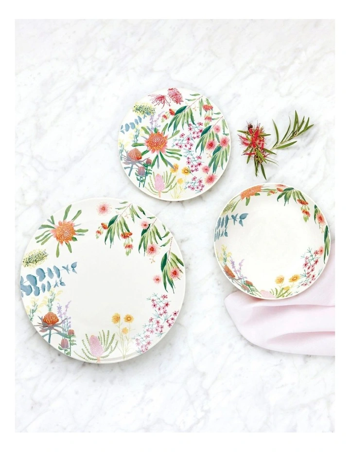 Maxwell & Williams Royal Botanic Gardens Native Blooms Coupe Dinner Set 12pc Gift Boxed In Multi 8 Maxwell & Williams Royal Botanic Gardens Native Blooms Coupe Dinner Set 12pc Gift Boxed In Multi - Image 6