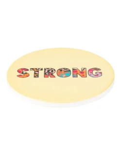 Maxwell & Williams Kasey Rainbow Be Fierce Ceramic Coaster 10cm Strong In Yellow 5 Maxwell & Williams Kasey Rainbow Be Fierce Ceramic Coaster 10cm Strong In Yellow -Cutlery Shop 934404130 2 720x928