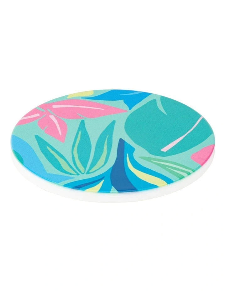 Maxwell & Williams Kasey Rainbow Be Fierce Ceramic Coaster 10cm Botanica In Multi 4 Maxwell & Williams Kasey Rainbow Be Fierce Ceramic Coaster 10cm Botanica In Multi - Image 2