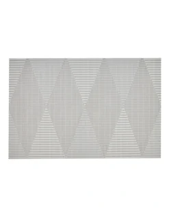 Maxwell & Williams Table Accents Placemat 45x30cm Diamond In Light Grey