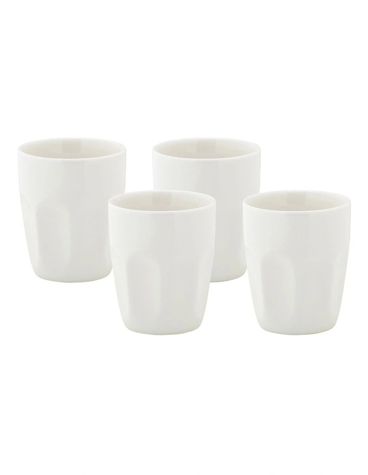 Maxwell & Williams Basics Latte Cup 200ml Set Of 4 Gift Boxed In White 3 Maxwell & Williams Basics Latte Cup 200ml Set Of 4 Gift Boxed In White
