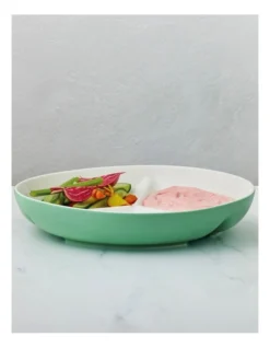 Maxwell & Williams Mezze Divided Platter 32cm Lily Gift Boxed In Green -Cutlery Shop 934415560 2 720x928