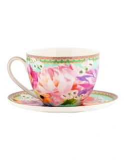 Maxwell & Williams Teas & C's Dahlia Daze Breakfast Cup & Saucer 480ML Gift Boxed In Multi -Cutlery Shop 934419970 2 720x928