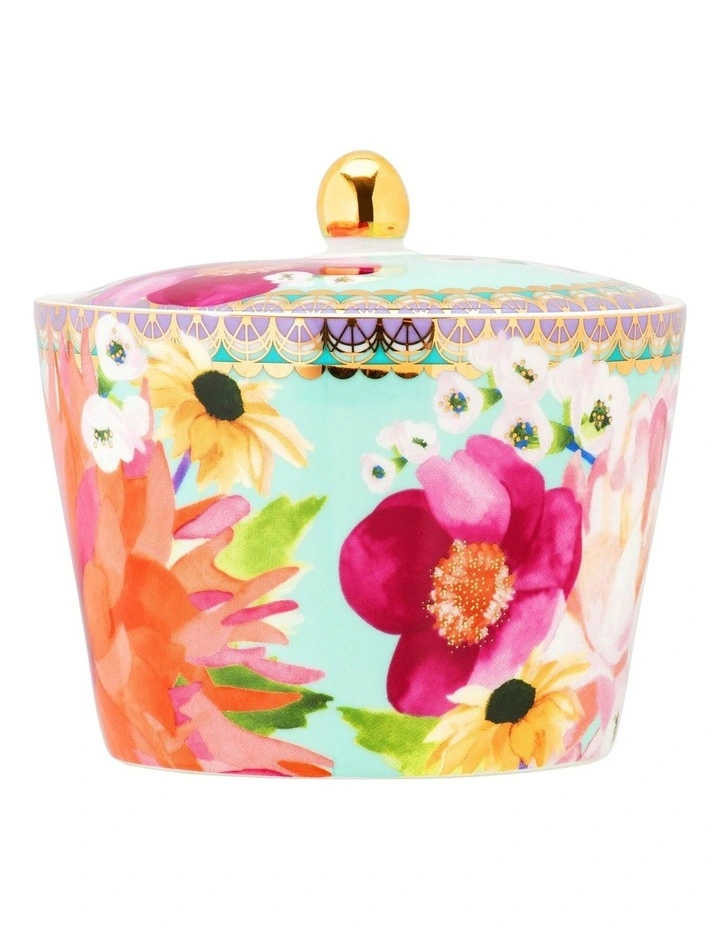 Maxwell & Williams Teas & C's Dahlia Daze Sugar Bowl Gift Boxed In Multi 3 Maxwell & Williams Teas & C's Dahlia Daze Sugar Bowl Gift Boxed In Multi