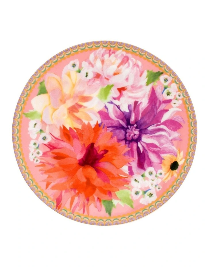 Maxwell & Williams Teas & C's Dahlia Daze Coupe Plate 19.5cm Gift Boxed In Multi 3 Maxwell & Williams Teas & C's Dahlia Daze Coupe Plate 19.5cm Gift Boxed In Multi