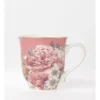 Heritage High Tea Floral Mug Flared Coupe In Pink