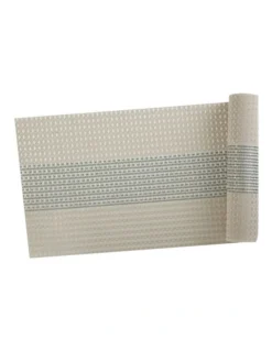 Maxwell & Williams Table Accents Woven Lurex Runner 30x150cm In Cream