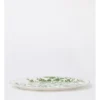 Heritage Green Toile Floral Oval Platter Scalloped 35.7cm In Green -Cutlery Shop 946524700 1 720x928