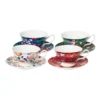 Botanic Cups & Saucer Set Of 4 200ml In Multi -Cutlery Shop 954961750 1 720x928