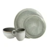 Nova Reactive Stoneware 16 Piece Dinner Set In Olive -Cutlery Shop 954962200 1 720x928