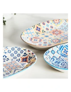 Porcelain Moroccan Oval Platters Set Of 6 In Multi -Cutlery Shop 954963460 4 720x928