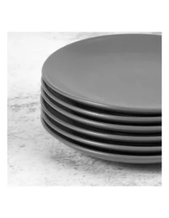 Mari Side Plate 19cm Set Of 6 In Charcoal -Cutlery Shop 954971470 4 720x928