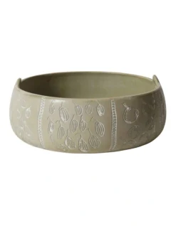 Robert Gordon X Juluwarlu Large Handle Bowl 22x8cm In Sage