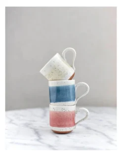 Solace Clay Mug With Reactive Glaze 350ml In Dove Speckle -Cutlery Shop 957990700 5 720x928