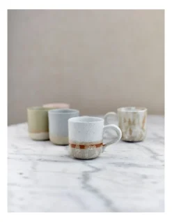 Solace Clay Mug With Reactive Glaze 350ml In Steel -Cutlery Shop 957991060 4 720x928