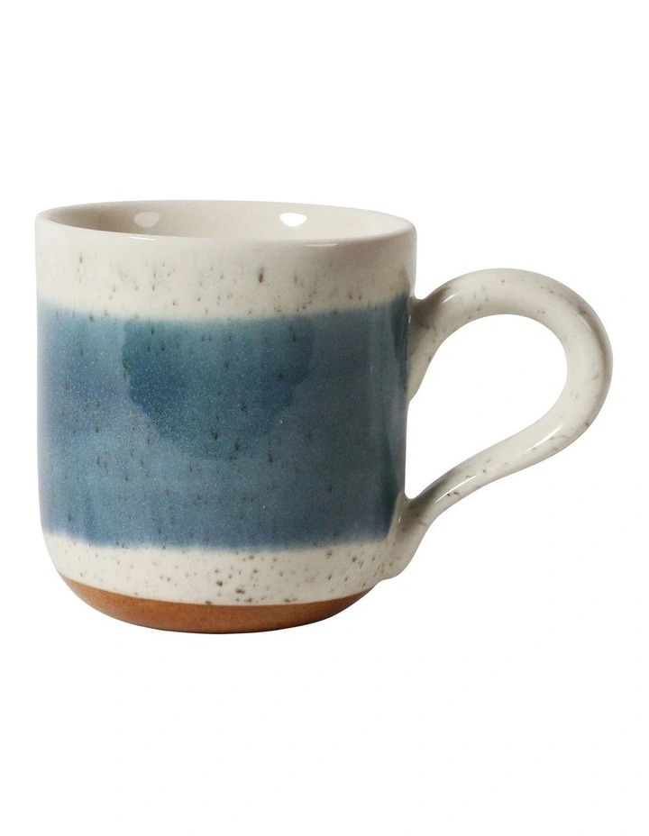 Solace Mediterranean Clay Mug With Reactive Glaze 350ml In Blue 3 Solace Mediterranean Clay Mug With Reactive Glaze 350ml In Blue