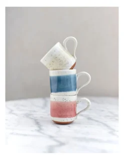 Solace Mediterranean Clay Mug With Reactive Glaze 350ml In Blue 9 Solace Mediterranean Clay Mug With Reactive Glaze 350ml In Blue -Cutlery Shop 957991150 3 720x928