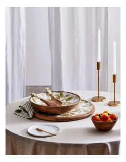 Riviera Round Platter 45x2.5cm In Green 7 Riviera Round Platter 45x2.5cm In Green -Cutlery Shop 962307550 3 720x928