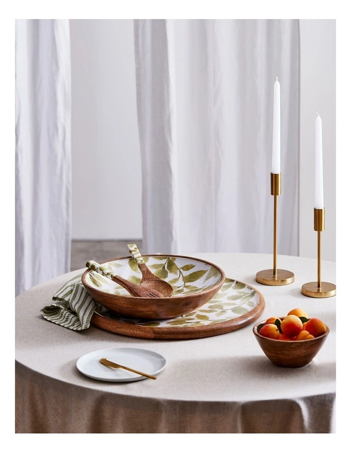 Riviera Round Platter 45x2.5cm In Green 5 Riviera Round Platter 45x2.5cm In Green - Image 3