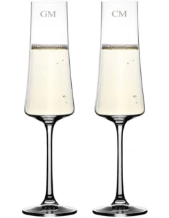 Salome Champagne Set Of 2 No Gift Box In Clear