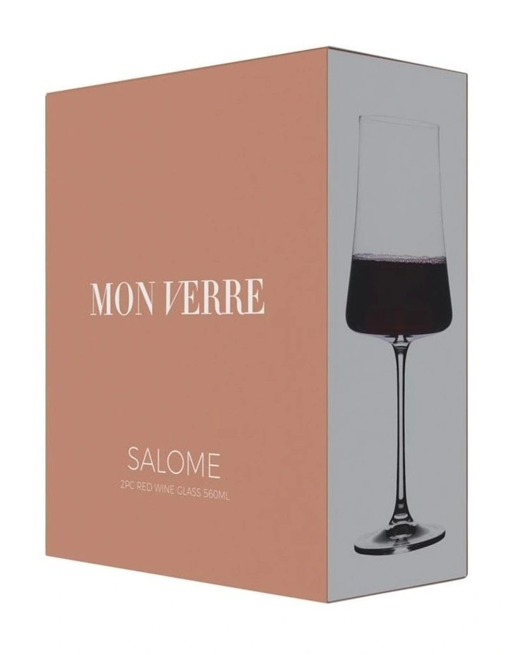 Salome Red Wine Glass Set Of 2 4 Salome Red Wine Glass Set Of 2 - Image 2