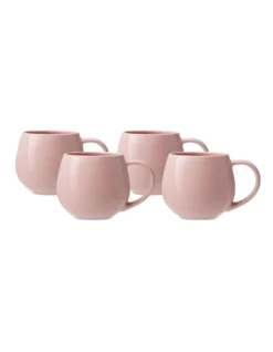 Maxwell & Williams Gift Boxed Concorde Mug 475ml Set Of 4 In Rose