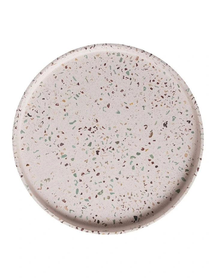 Maxwell & Williams Gift Boxed Livvi Terrazzo Round Serving Tray 26cm In Blush 3 Maxwell & Williams Gift Boxed Livvi Terrazzo Round Serving Tray 26cm In Blush
