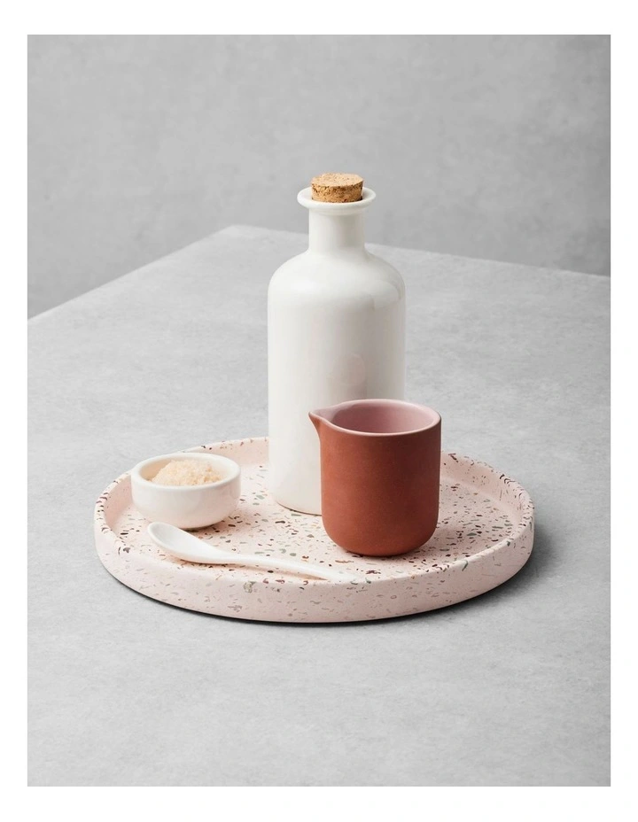 Maxwell & Williams Gift Boxed Livvi Terrazzo Round Serving Tray 26cm In Blush 5 Maxwell & Williams Gift Boxed Livvi Terrazzo Round Serving Tray 26cm In Blush - Image 3