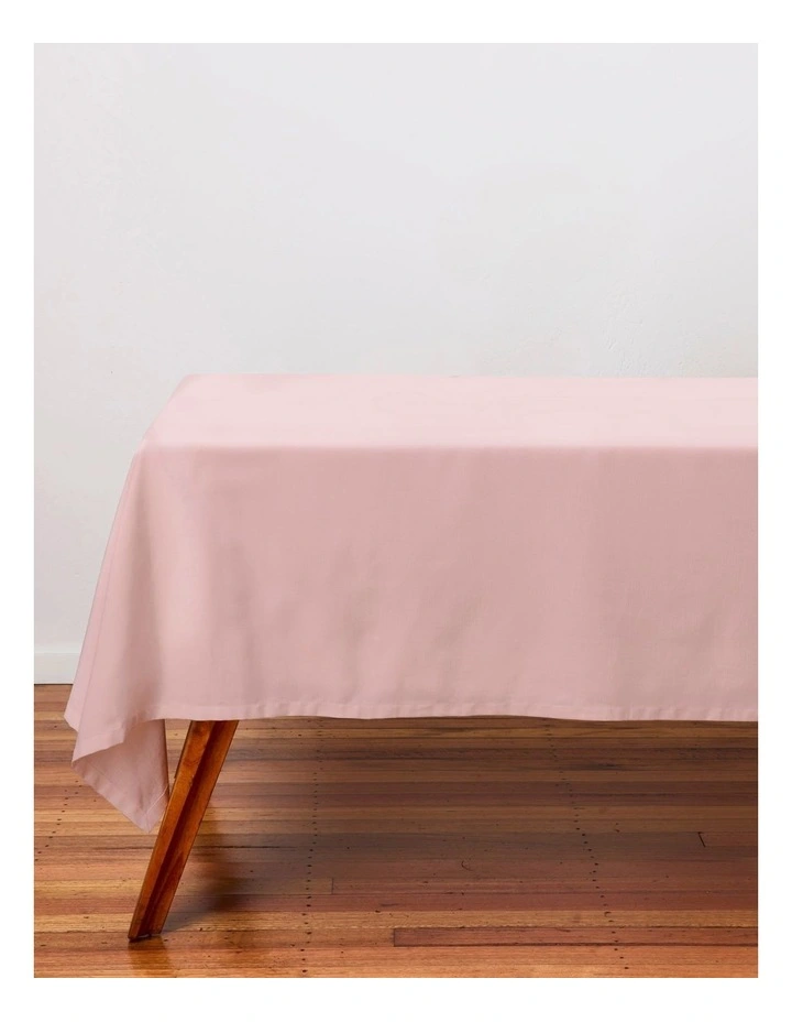 Maxwell & Williams Cotton Classics Rectangle Tablecloth 300x150cm In Rose 4 Maxwell & Williams Cotton Classics Rectangle Tablecloth 300x150cm In Rose - Image 2