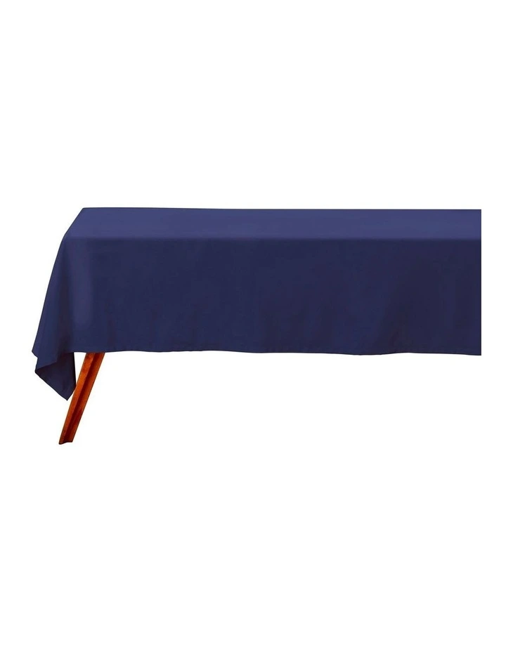 Maxwell & Williams Cotton Classics Rectangle Tablecloth 300x150cm In Navy 4 Maxwell & Williams Cotton Classics Rectangle Tablecloth 300x150cm In Navy - Image 2