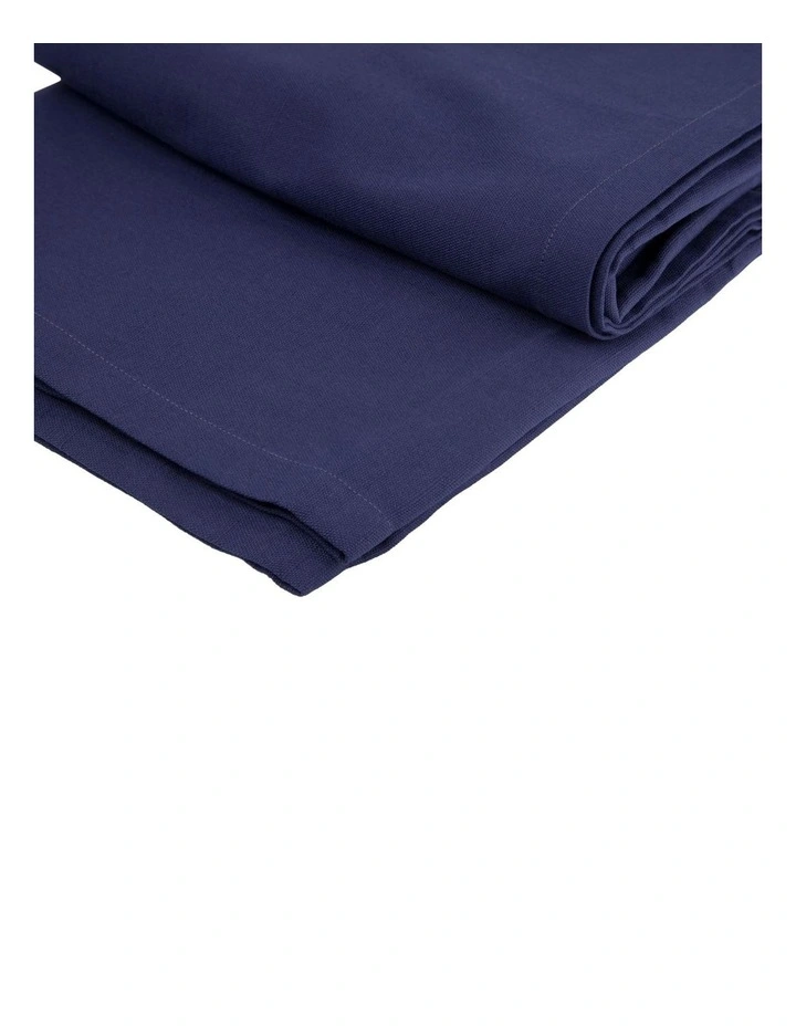 Maxwell & Williams Cotton Classics Rectangle Tablecloth 300x150cm In Navy 5 Maxwell & Williams Cotton Classics Rectangle Tablecloth 300x150cm In Navy - Image 3