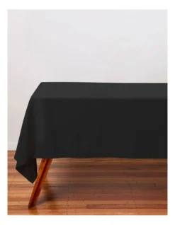 Maxwell & Williams Cotton Classics Rectangle Tablecloth 230x150cm In Black -Cutlery Shop 968939740 4 720x928