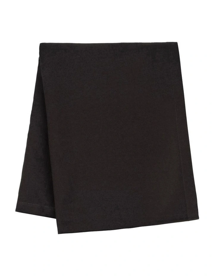 Maxwell & Williams Cotton Classics Rectangle Tablecloth 300x150cm In Black 3 Maxwell & Williams Cotton Classics Rectangle Tablecloth 300x150cm In Black