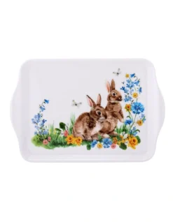Morning Meadows Bunny Scatter Tray In White