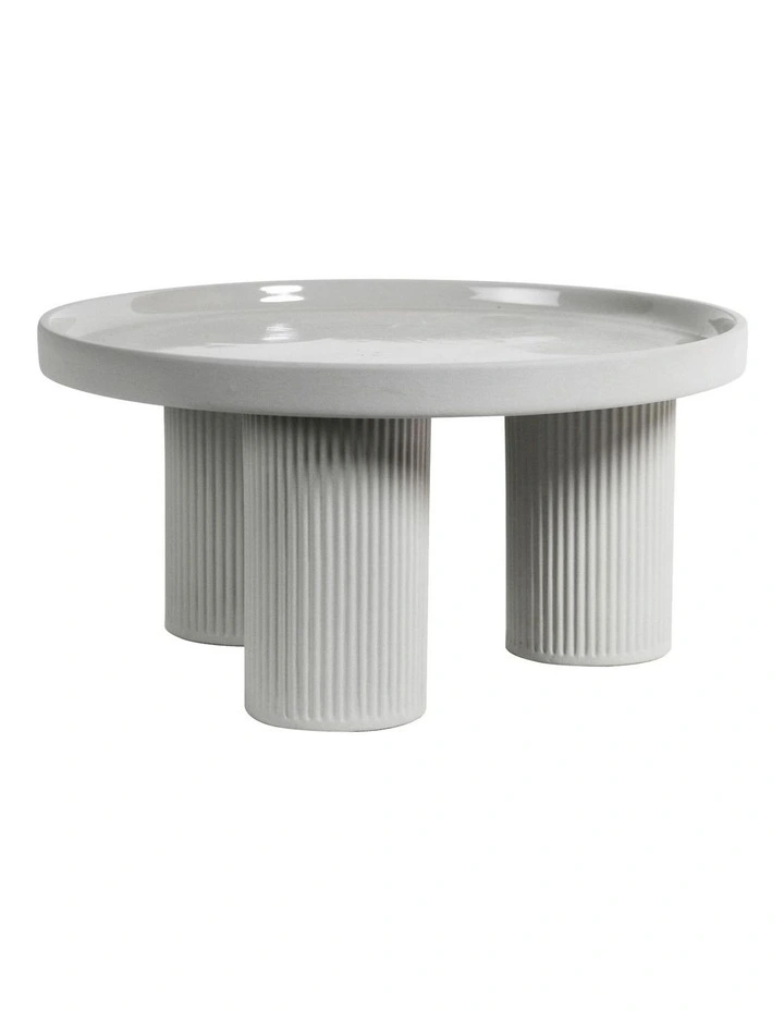 Poet's Dream Cake Stand In Cashmere Grey 3 Poet's Dream Cake Stand In Cashmere Grey